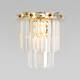 Настенный светильник Eurosvet Elegante 10130/1 золото/прозрачный хрусталь Strotskis a060646