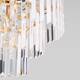 Подвесная люстра Eurosvet Elegante 10130/8 золото/прозрачный хрусталь Strotskis Smart a060644, изображение 2