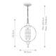 Подвесной светильник Feiss Argento FE-ARGENTO-P, изображение 6