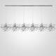 Подвесная люстра ImperiumLoft Tezani Argent 177954-22