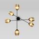 Потолочная люстра Eurosvet Grazia 70148/6 черный/золото Smart a062042, изображение 4