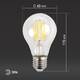 Лампа светодиодная Эра E27 15W 4000K F-LED A60-15W-840-E27 Б0046983, изображение 6