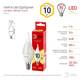 Лампа светодиодная Эра E14 10W 2700K LED BXS-10W-827-E14 R Б0051854, изображение 5