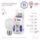 Лампа светодиодная Эра E27 11W 6000K LED P45-11W-860-E27 Б0032991, изображение 3