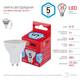 Лампа светодиодная Эра GU10 5W 4000K LED MR16-5W-840-GU10 R Б0050689, изображение 4