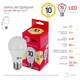 Лампа светодиодная Эра E27 10W 2700K LED A60-10W-827-E27 R Б0049634, изображение 4