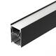 Алюминиевый профиль Arlight LINE-5075-HONEYCOMB-2000 BLACK 044874, изображение 2