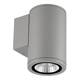 Уличный настенный светильник Uniel ULU-S21С-12W/6400K IP65 LIGHT GREY UL-00011081