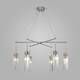 Подвесная люстра Eurosvet Gilian 60163/6 никель Smart a065758