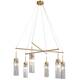 Подвесная люстра Eurosvet Gilian 60163/6 латунь Smart a065757