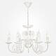 Подвесная люстра Eurosvet 60018/6 белый с золотом