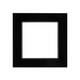 Рамка одноместная Arlight FRM-GLARE-GS-1-BK 043787, изображение 2