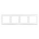 Рамка четырехместная Arlight FRM-VERSA-PL-4-WH 045187, изображение 2