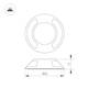 Накладка Arlight ART-DECK-CAP-LID2-R65 (SL, STEEL) 045350, изображение 4
