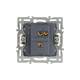 Механизм выключателя одноклавишный проходной Arlight SWT-MKP1-PL-WH (250V, 16A) 043714, изображение 2