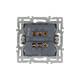 Механизм выключателя одноклавишный перекрестный  Arlight SWT-MKX1-PL-BK (250V, 16A) 043719, изображение 2