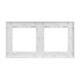 Рамка двухместная Arlight FRM-GLARE-GS-2-WH 043796, изображение 2
