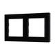 Рамка двухместная Arlight FRM-GLARE-GS-2-BK 043797
