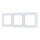 Рамка трехместная Arlight FRM-GLARE-GS-3-WH 043799