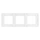 Рамка трехместная Arlight FRM-GLARE-GS-3-WH 043799, изображение 3