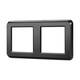 Рамка двухместная Arlight FRM-VERSA-PL-2-BK 043778