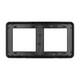 Рамка двухместная Arlight FRM-VERSA-PL-2-BK 043778, изображение 2