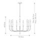 Люстра на штанге Feiss Brianna FE-BRIANNA9-PN, изображение 5