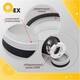 Уличный настенный светильник IMEX Wels IL.0014.0018-BK IP54, изображение 4