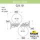 Уличный настенный светильник Fumagalli Globe 250 G25.131.000.AXF1RDN, изображение 2