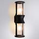Уличный настенный светильник Arte Lamp Minchir A8306AL-2BK, изображение 2