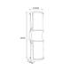 Уличный настенный светильник Arte Lamp Minchir A8306AL-2BK, изображение 3