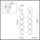 Настенный светильник Odeon Light Jemstone 5084/17WL, изображение 2
