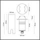 Грунтовый светильник Odeon Light Nature Wald 6662/2GL3, изображение 4