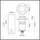 Грунтовый светильник Odeon Light Nature Wald 6662/3GL3, изображение 4