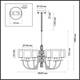 Подвесная люстра Odeon Light Saga Classic 5088/6, изображение 7