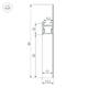 Алюминиевый профиль Arlight ARH-PLINTUS-50-FANTOM-3000 ANOD 052662, изображение 3