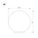 Ландшафтный светильник Arlight KT-GLOBE-R400-12W Warm3000 051028, изображение 5