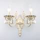 Бра Eurosvet 3281/2 белый с золотом/тонированный хрусталь Strotskis