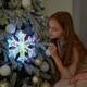 Светильник декоративный на батарейках Снежинка Uniel ULD-R512 3АА SNOWFLAKE UL-00012222, изображение 6