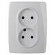 Розетка 2x2P Эра 12-2107-01 Б0031238