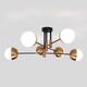 Потолочная люстра Eurosvet Nuvola 70129/6 латунь Smart a057072, изображение 4