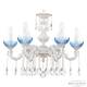 Подвесная люстра Bohemia Ivele Crystal AL79101/6/175 A WMN P Aquamarine/M-1H
