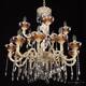 Подвесная люстра Bohemia Ivele Crystal AL79101/10+5/250/2D A WMG P Shampan/M-1G, изображение 2