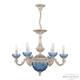 Подвесная люстра Bohemia Ivele Crystal AL79101P/6/175 WMG P Aquamarine/M-1F