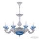 Подвесная люстра Bohemia Ivele Crystal AL79101P/8/250 WMN P Aquamarine/M-1G