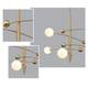 Люстра на штанге Delight Collection Globe Mobile 10215P/5 brass, изображение 2