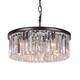 Подвесная люстра Delight Collection 1920s Odeon KR0387P-6B/P black/clear
