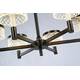 Подвесная люстра Delight Collection MD21020075 MD21020075-6A matt black, изображение 3