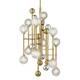 Люстра на штанге Delight Collection Fluxus P68084-12 gold