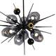 Люстра на штанге Delight Collection Burst 9720P-10S black/smoky, изображение 2